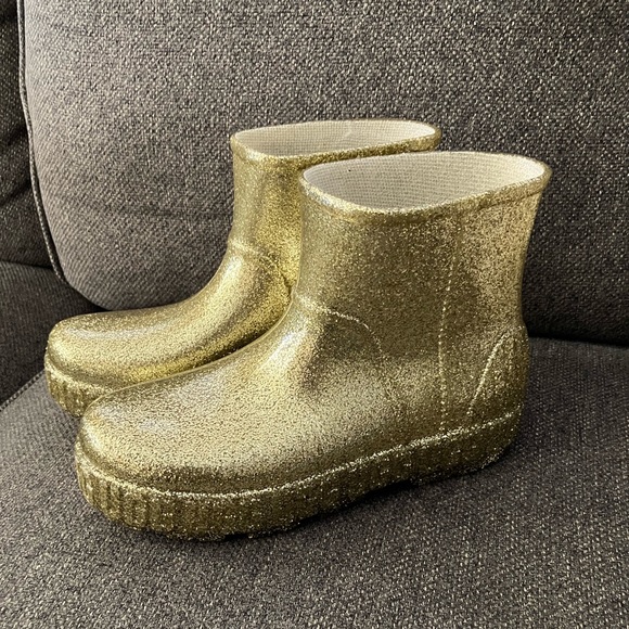 UGG Shoes - UGG® Australia Drizlita Rain Boots - Glitter Gold
